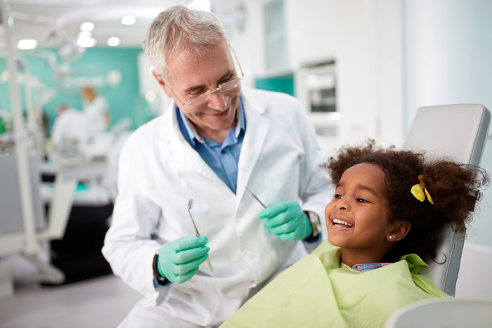 ethnic child at the dentist