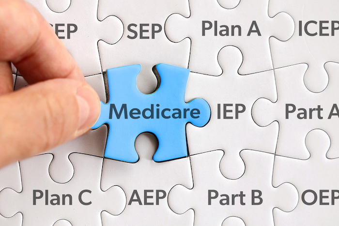 Medicare Terms Arranged In A Puzzle